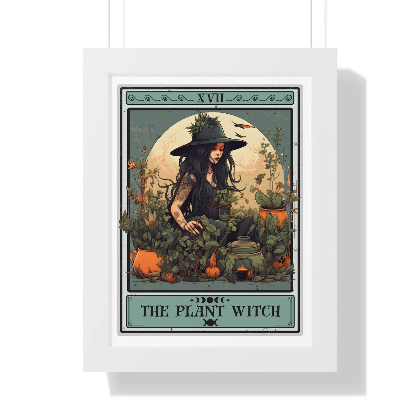 The Plant Witch Tarot Card Print Wall Art