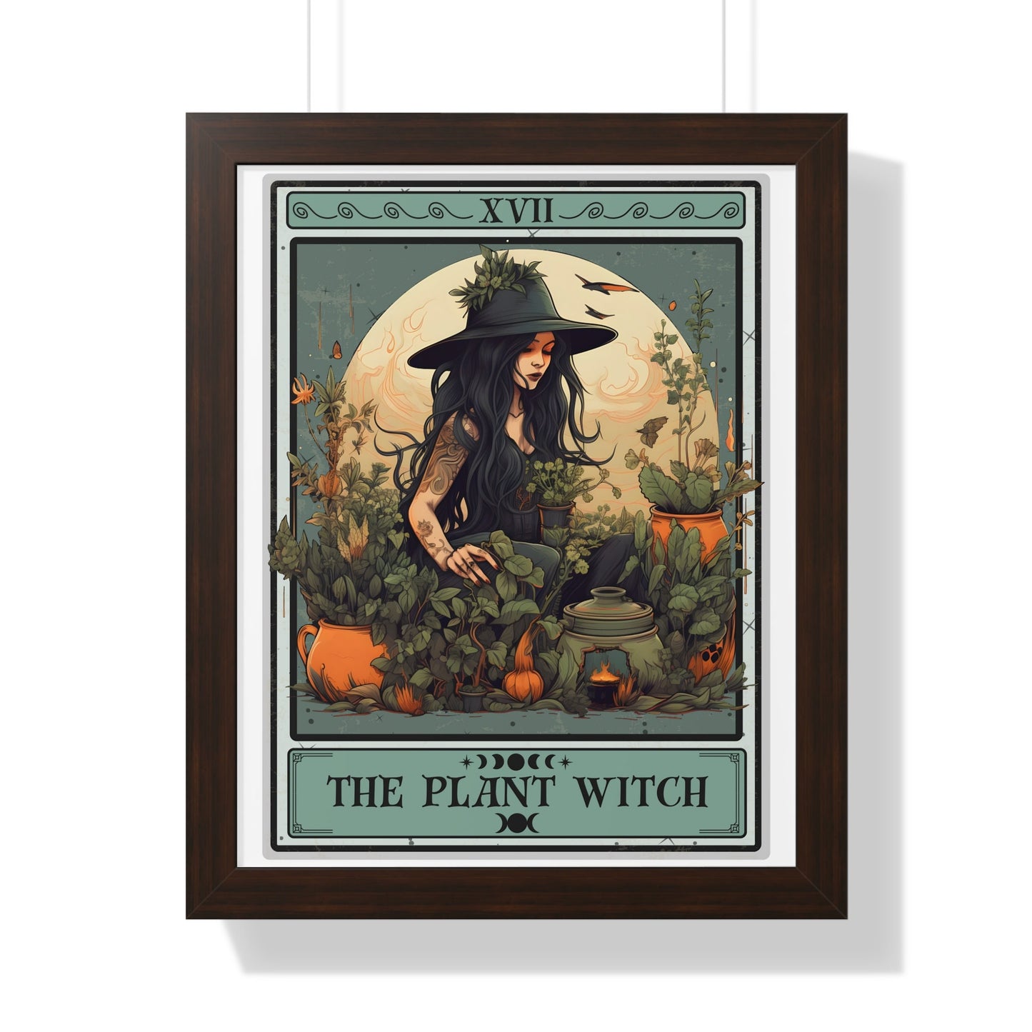 The Plant Witch Tarot Card Print Wall Art