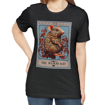 The Wood Rat Tarot Card Shirt, Rat Chinese Zodiac