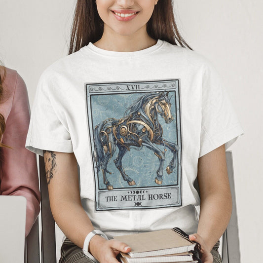The Metal Horse Tarot Card Shirt, Chinese Zodiac