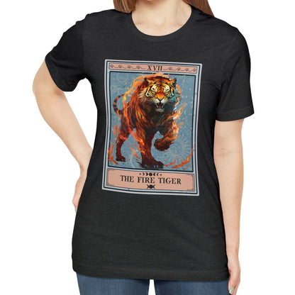 The Fire Tiger Tarot Card Shirt