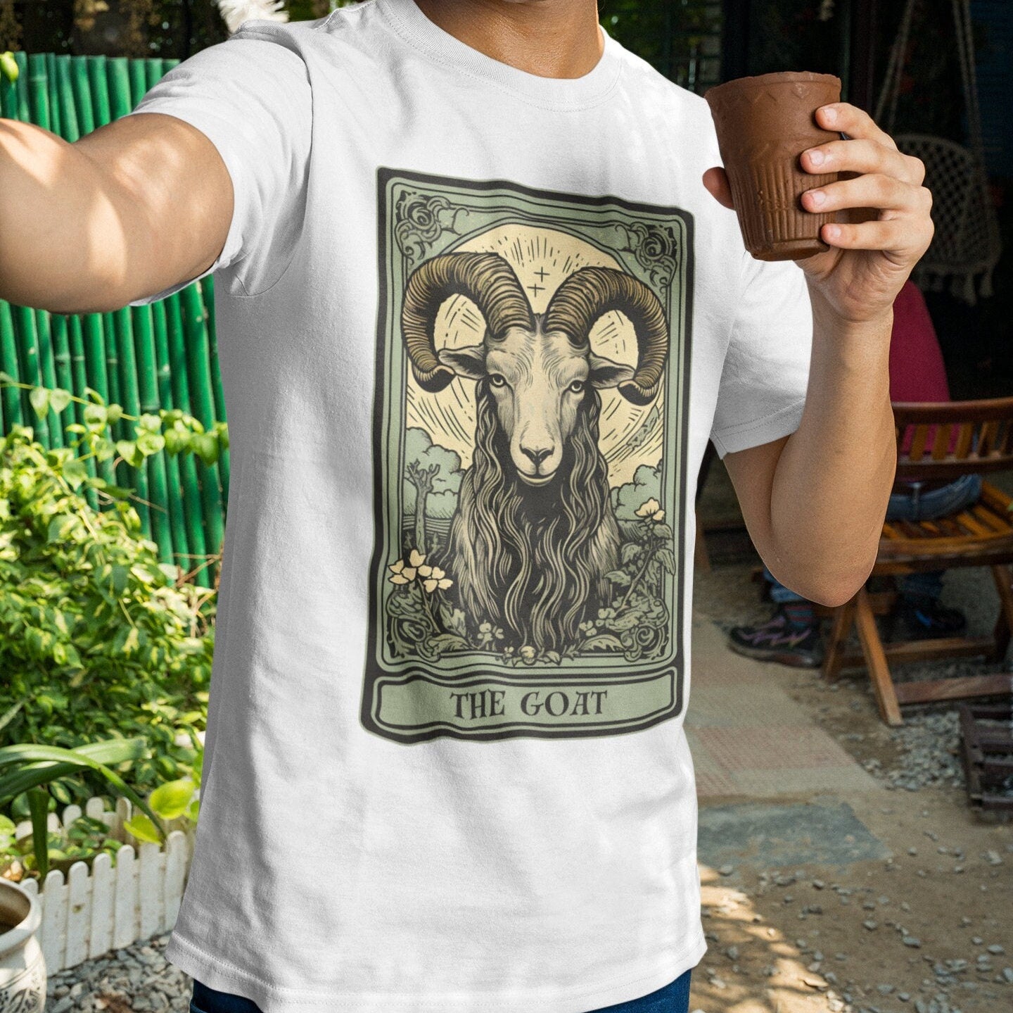 The Goat Tarot Card Shirt, Animal