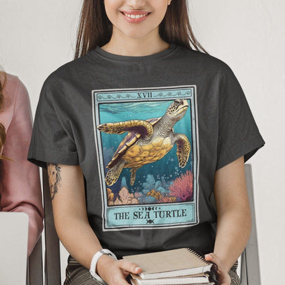 The Sea Turtle Tarot Card Shirt, Ocean Lover