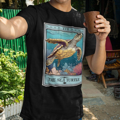 The Sea Turtle Tarot Card Shirt, Ocean Lover