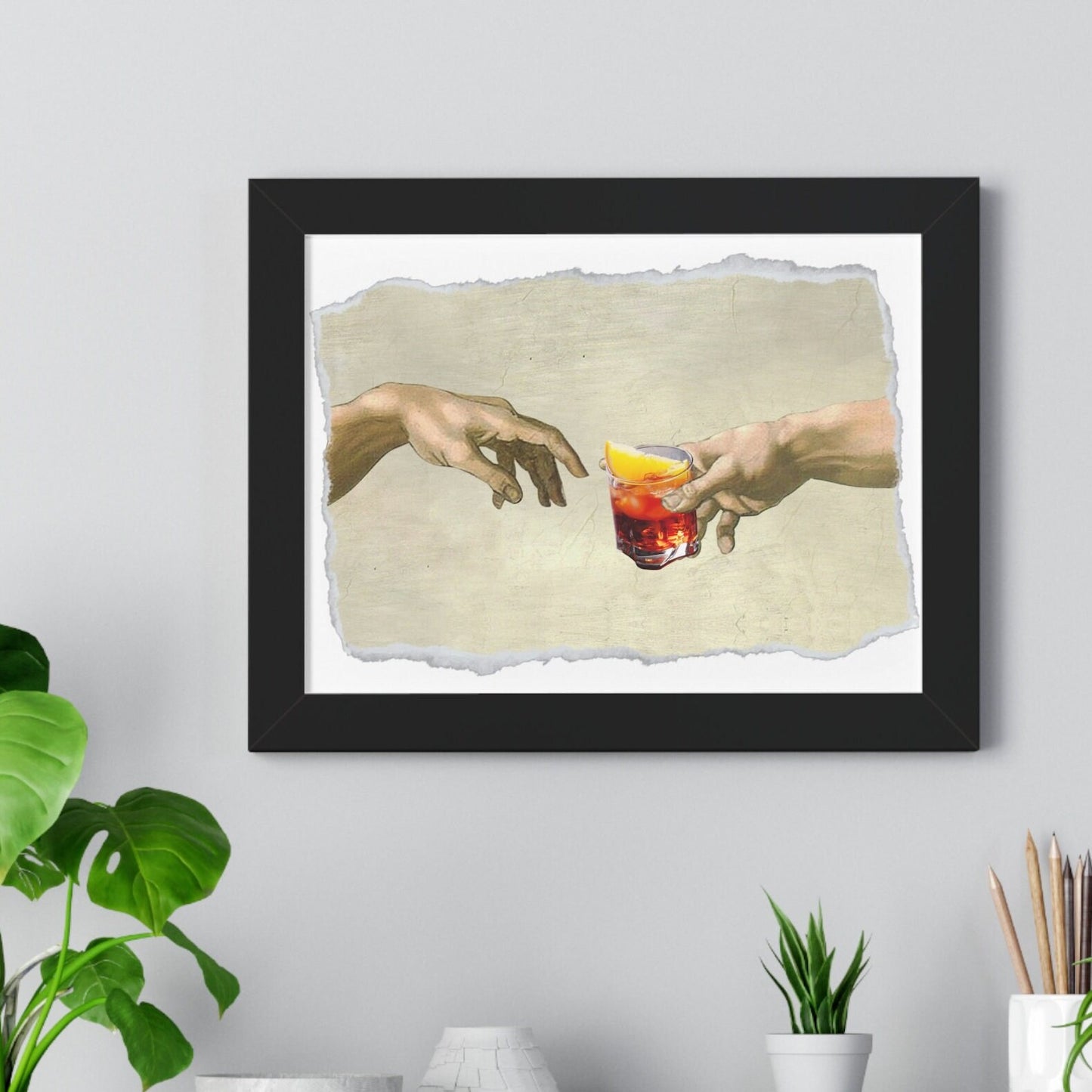 The Creation Of Negroni Wall Art Negroni Framed Print