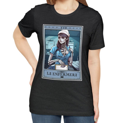 The Enfermera Tarot Shirt Latina Nurse