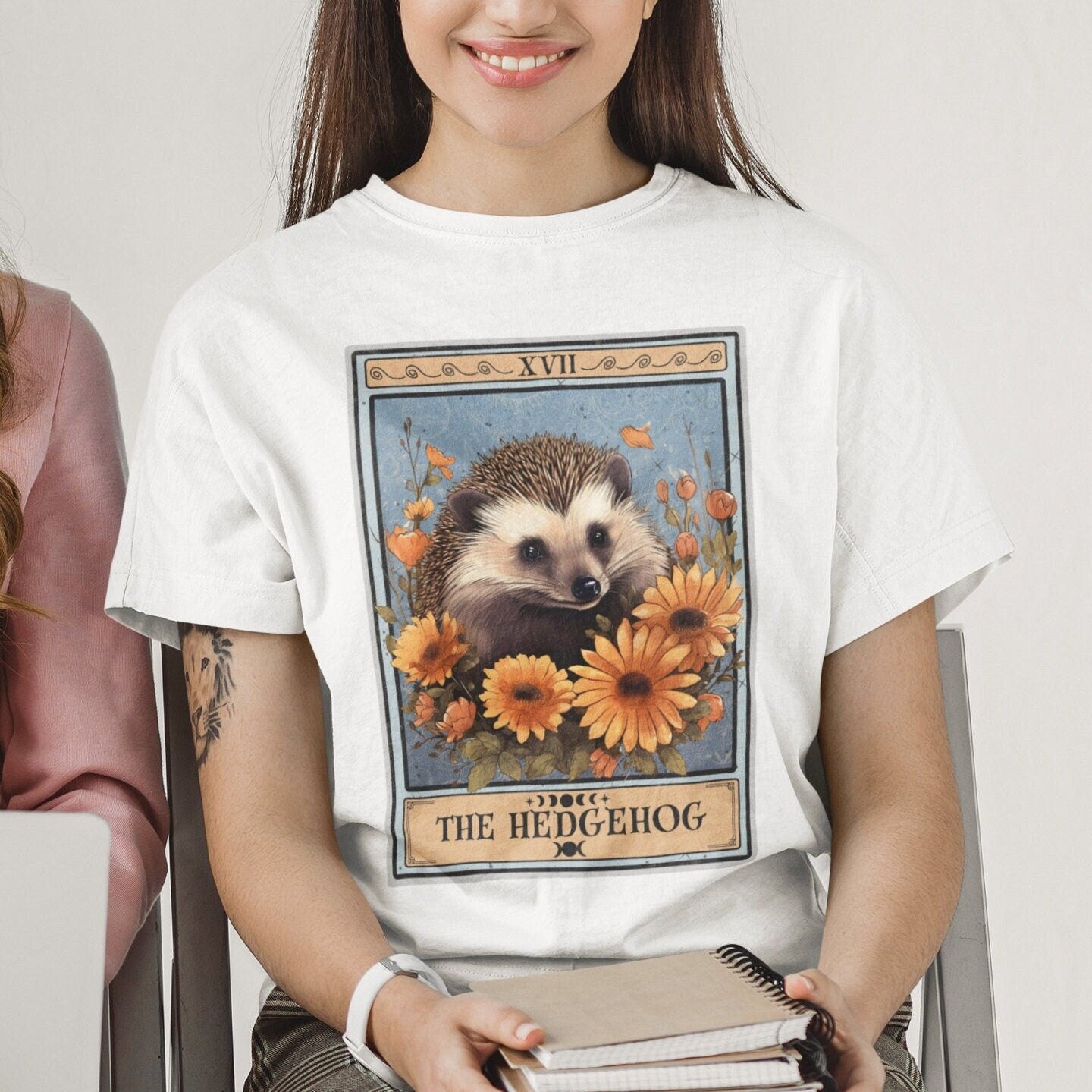 The Hedgehog Tarot Card Shirt, Animal