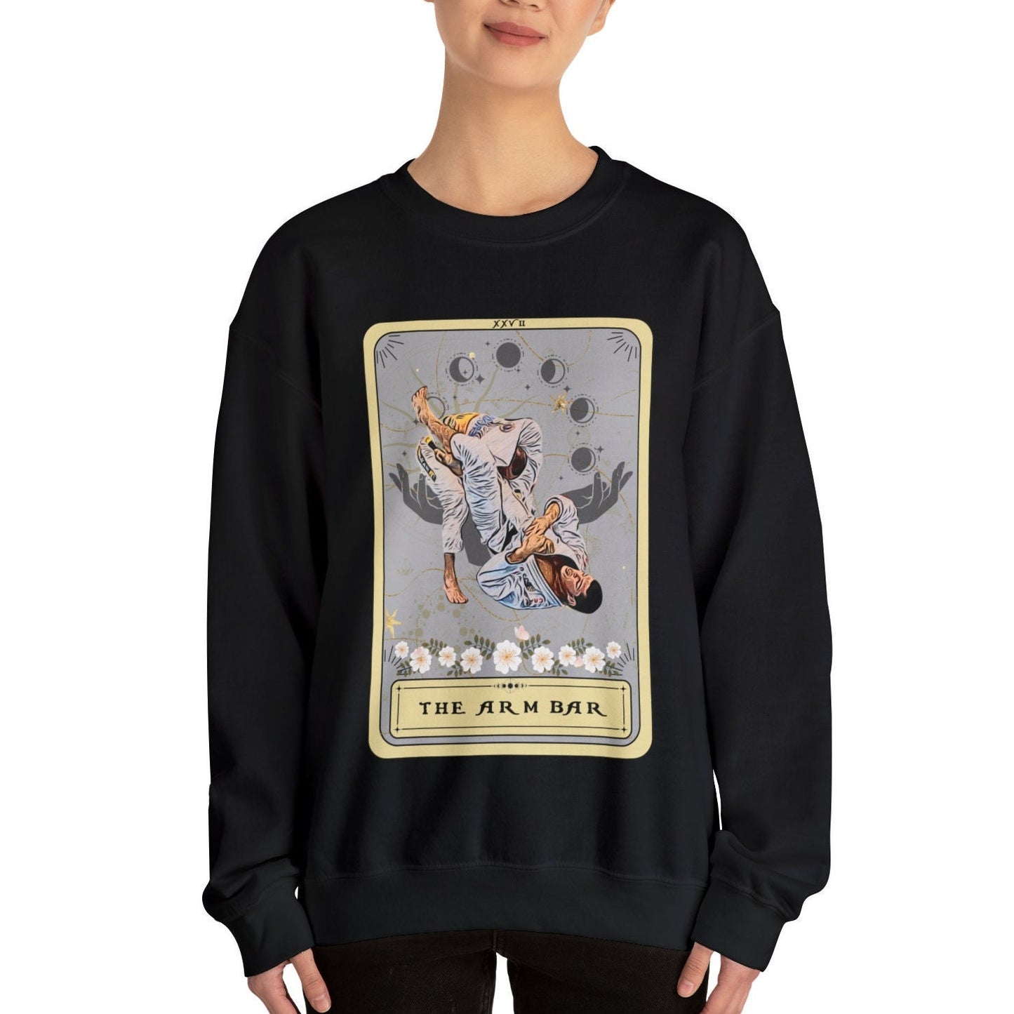 Jiu Jitsu Sweatshirt The Arm Bar Tarot Card