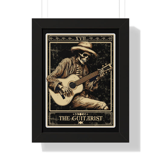 The Guitarist Tarot Card Framed Print