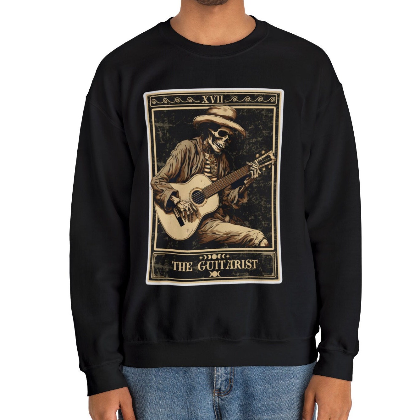 The Guitarist Tarot Card Sweatshirt