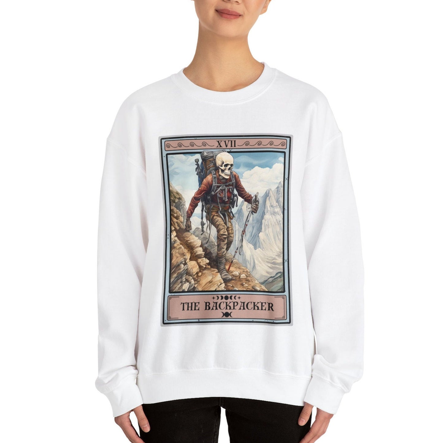 The Backpacker Tarot Card Sweatshirt