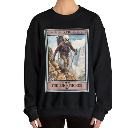 The Backpacker Tarot Card Sweatshirt