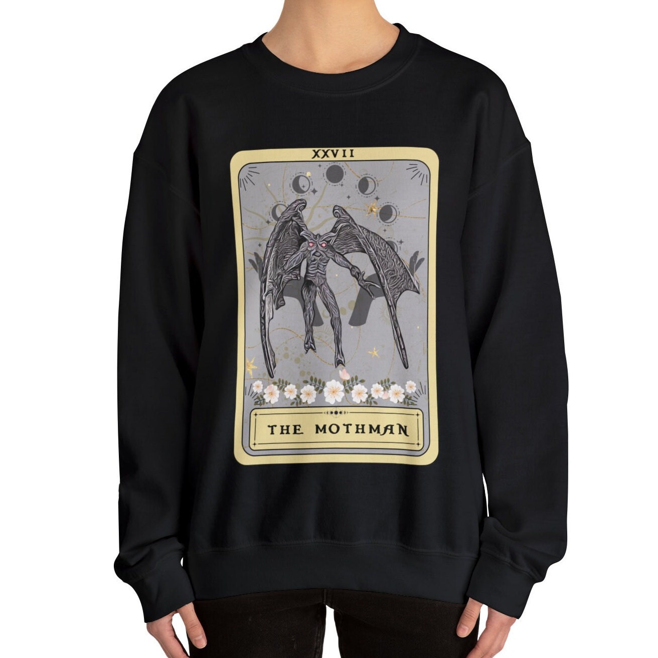 The Mothman Tarot Card Sweatshirt