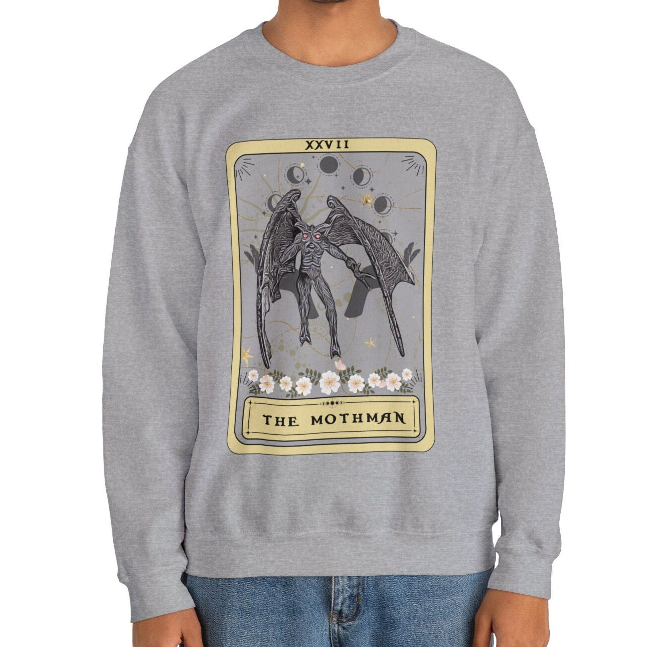 The Mothman Tarot Card Sweatshirt