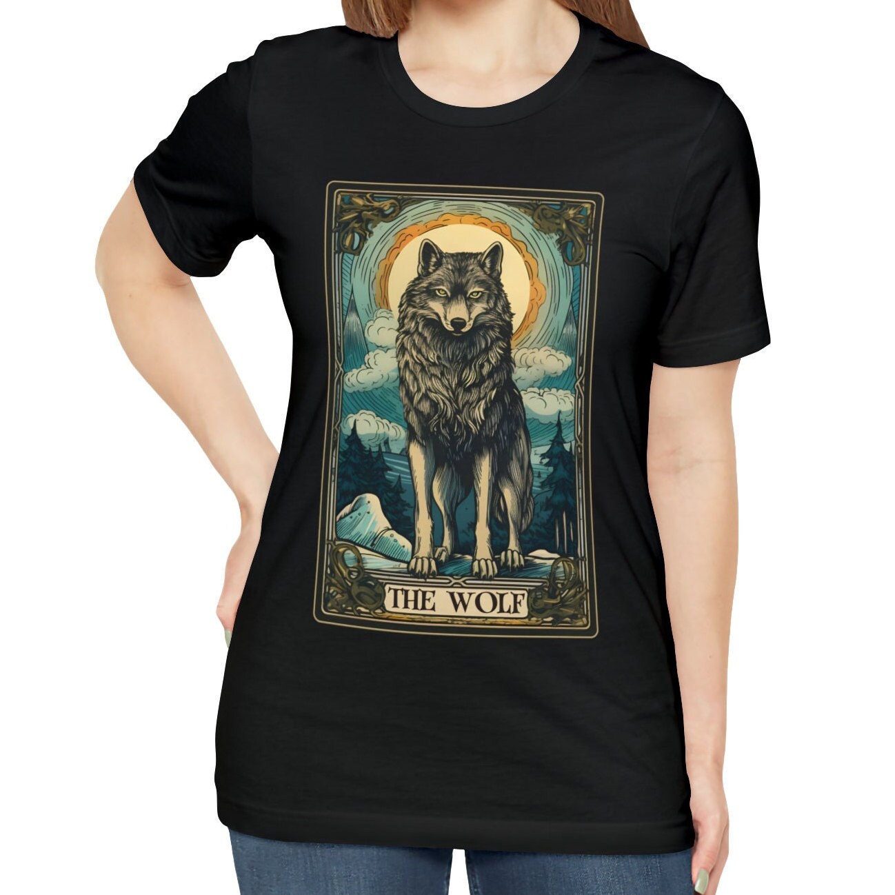 The Wolf Tarot Card Shirt