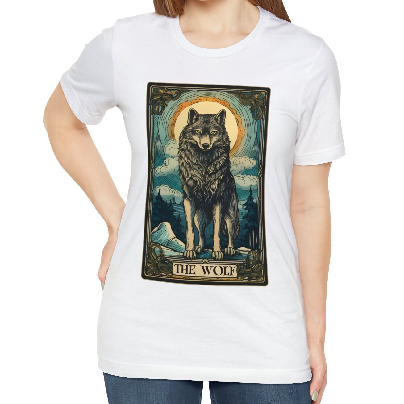 The Wolf Tarot Card Shirt