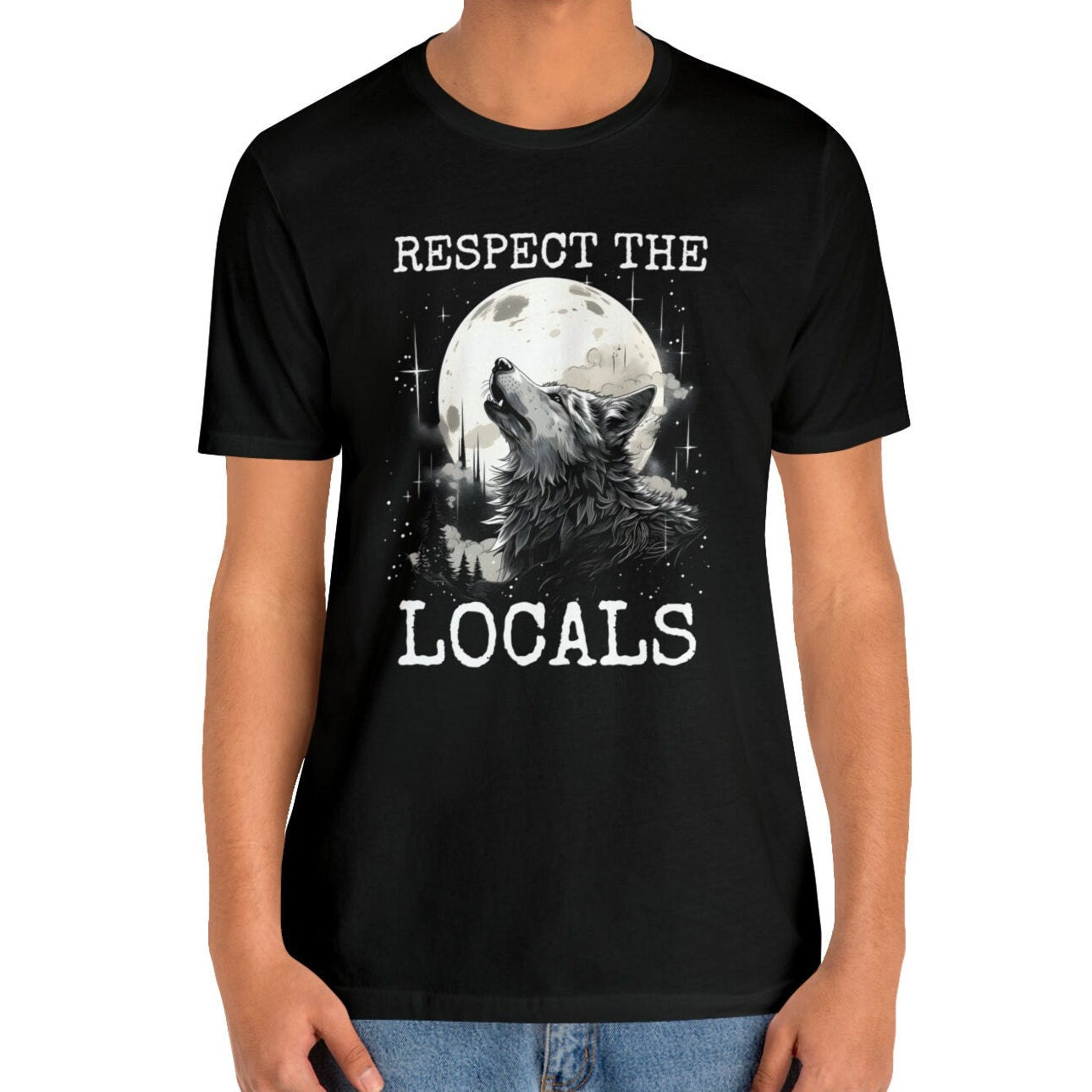 Respect the Locals Wolf T-shirt