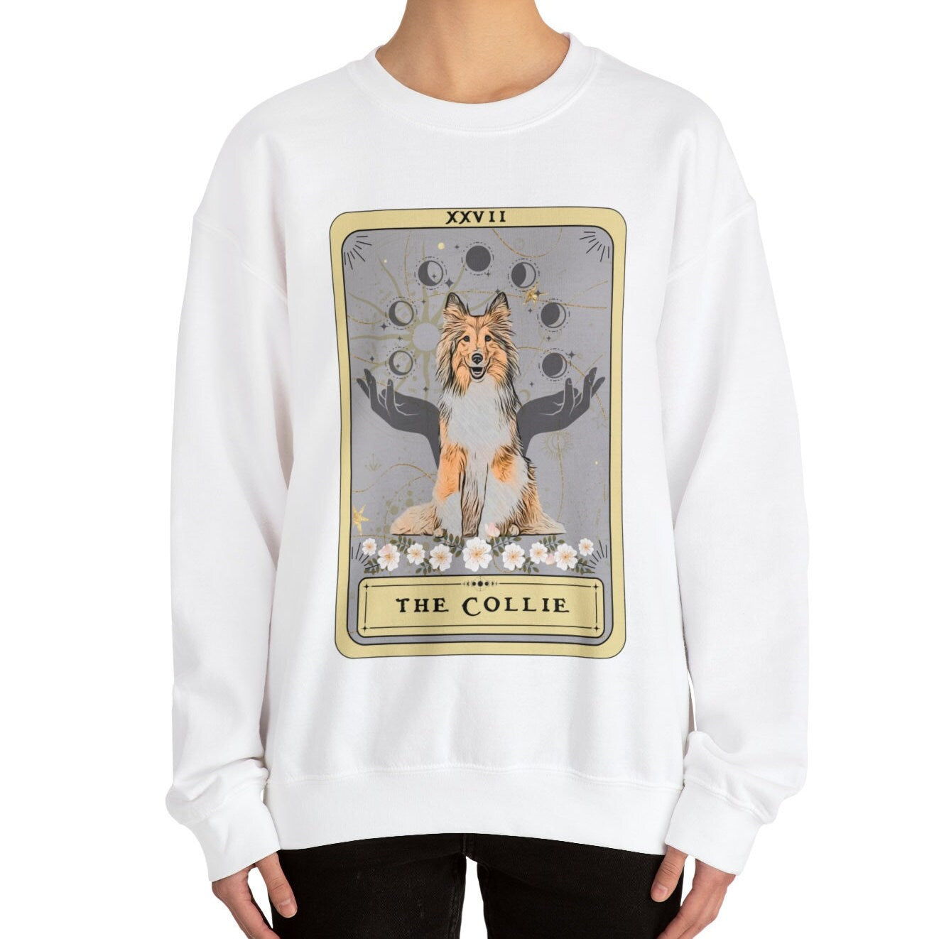 The Collie Tarot Card Sweatshirt