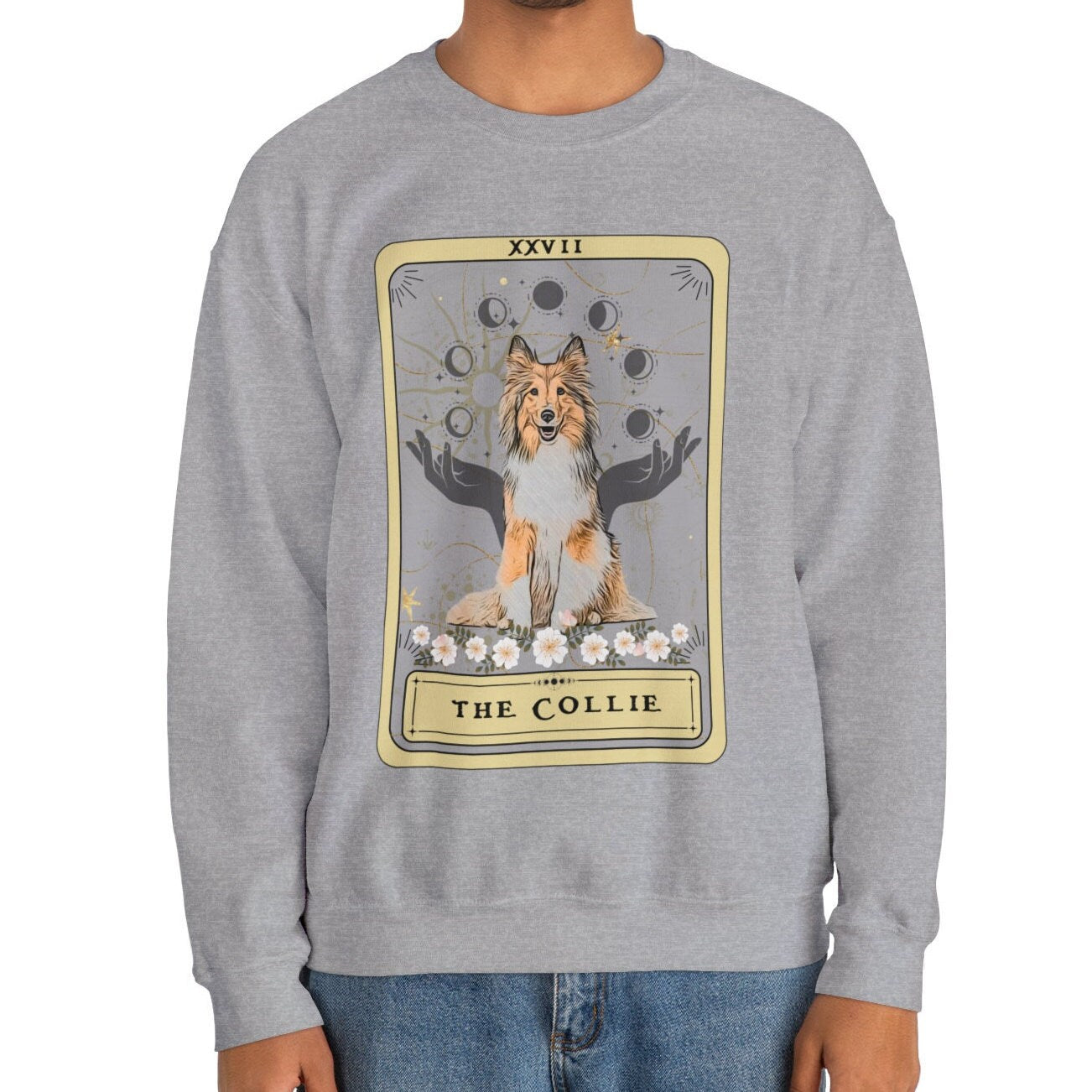 The Collie Tarot Card Sweatshirt