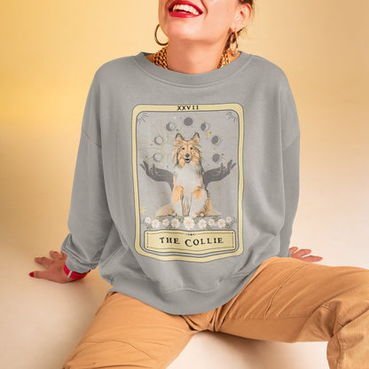 The Collie Tarot Card Sweatshirt