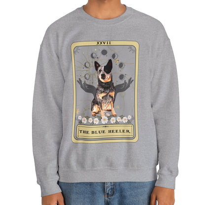 The Blue Heeler Tarot Card Sweatshirt