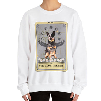The Blue Heeler Tarot Card Sweatshirt