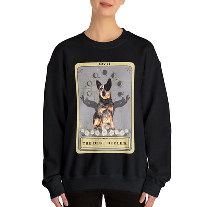 The Blue Heeler Tarot Card Sweatshirt