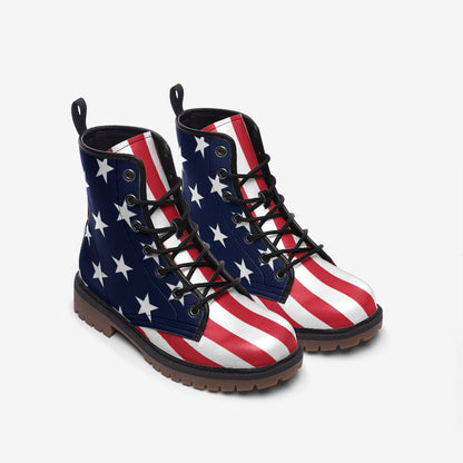 USA Flag Boots American Flag Patriotic Combat Boots