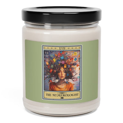 Numerology, The Numerologist Tarot Card Candle
