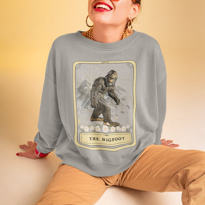 Bigfoot Tarot Card Sweatshirt