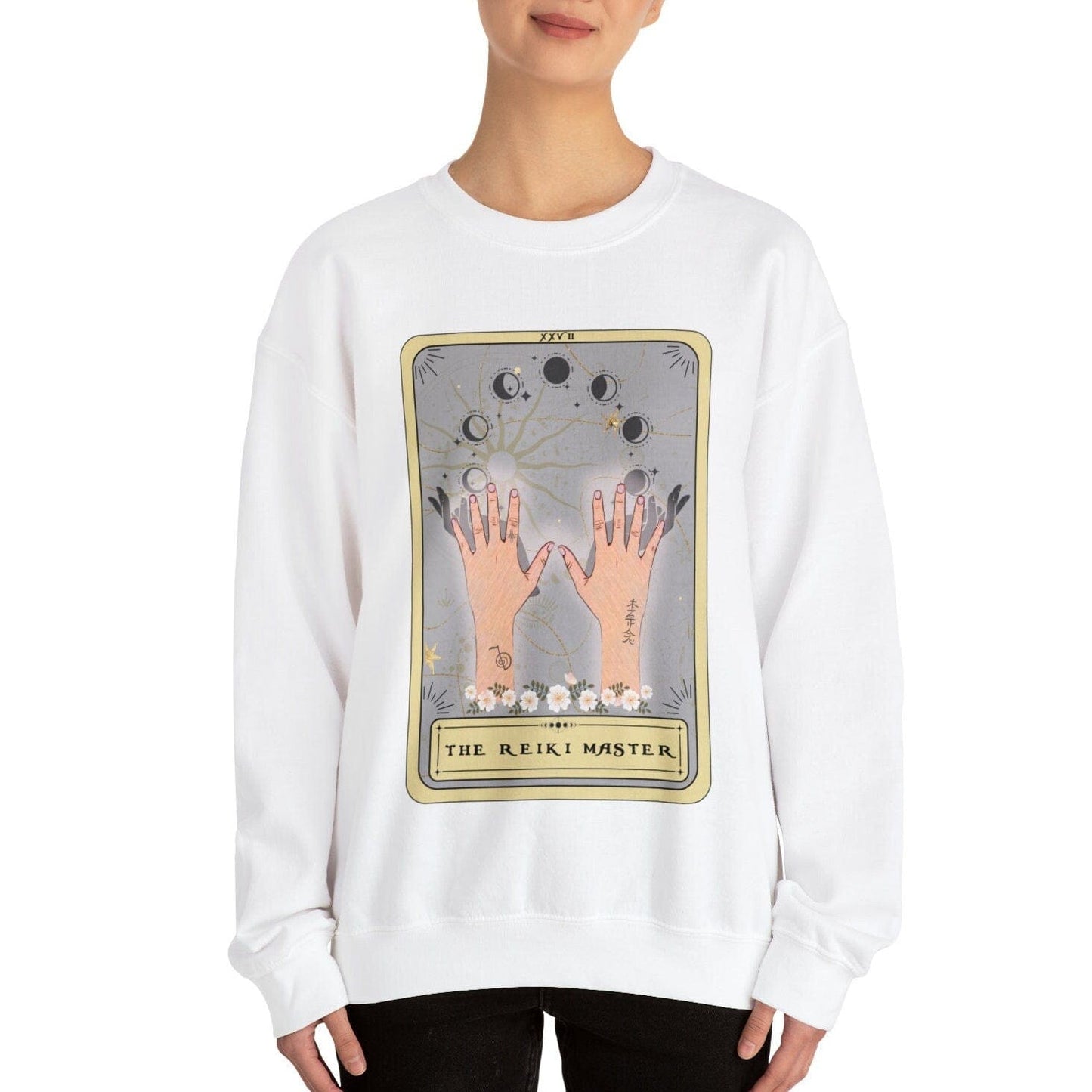 The Reiki Master Tarot Card Sweatshirt