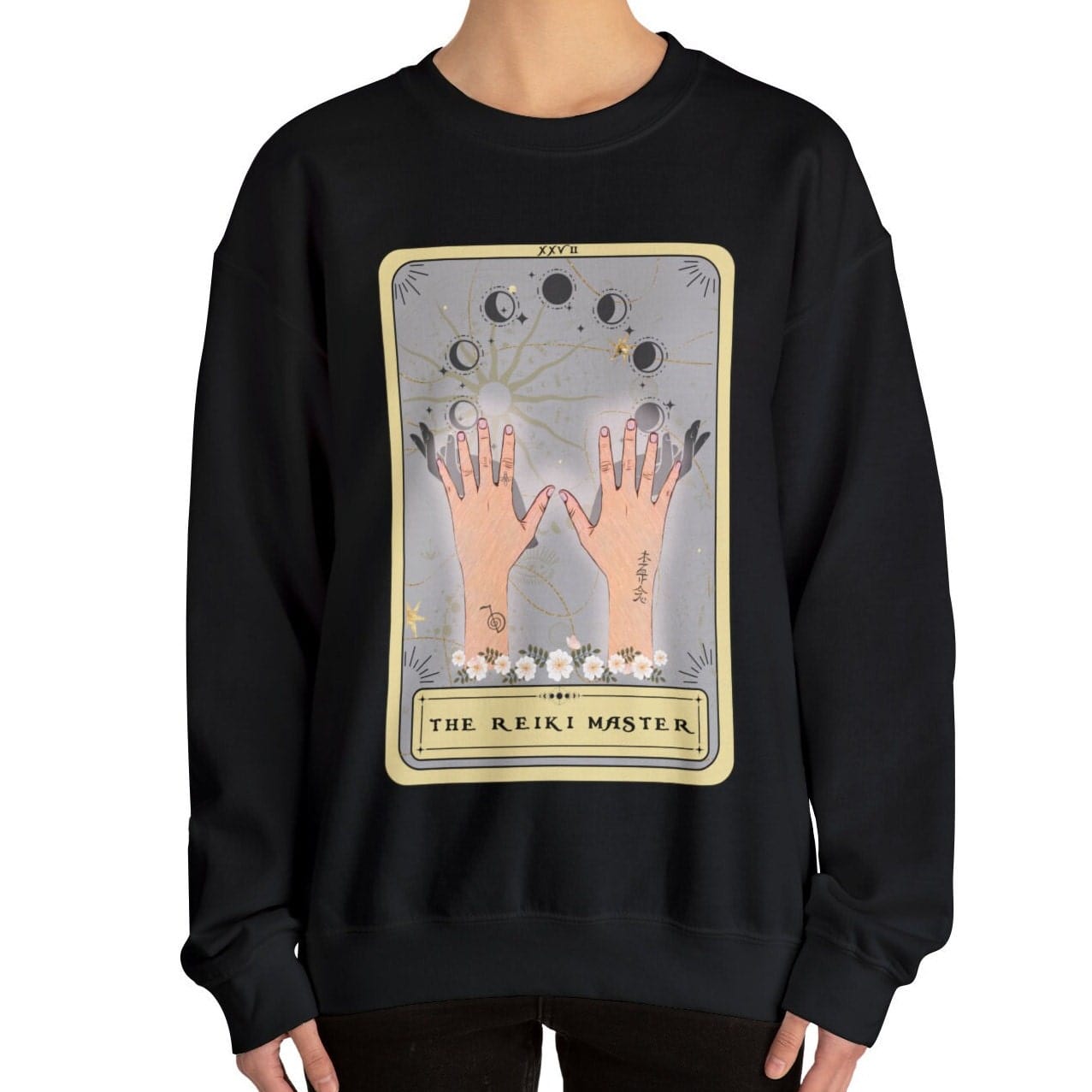 The Reiki Master Tarot Card Sweatshirt