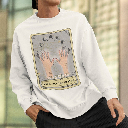 The Reiki Master Tarot Card Sweatshirt