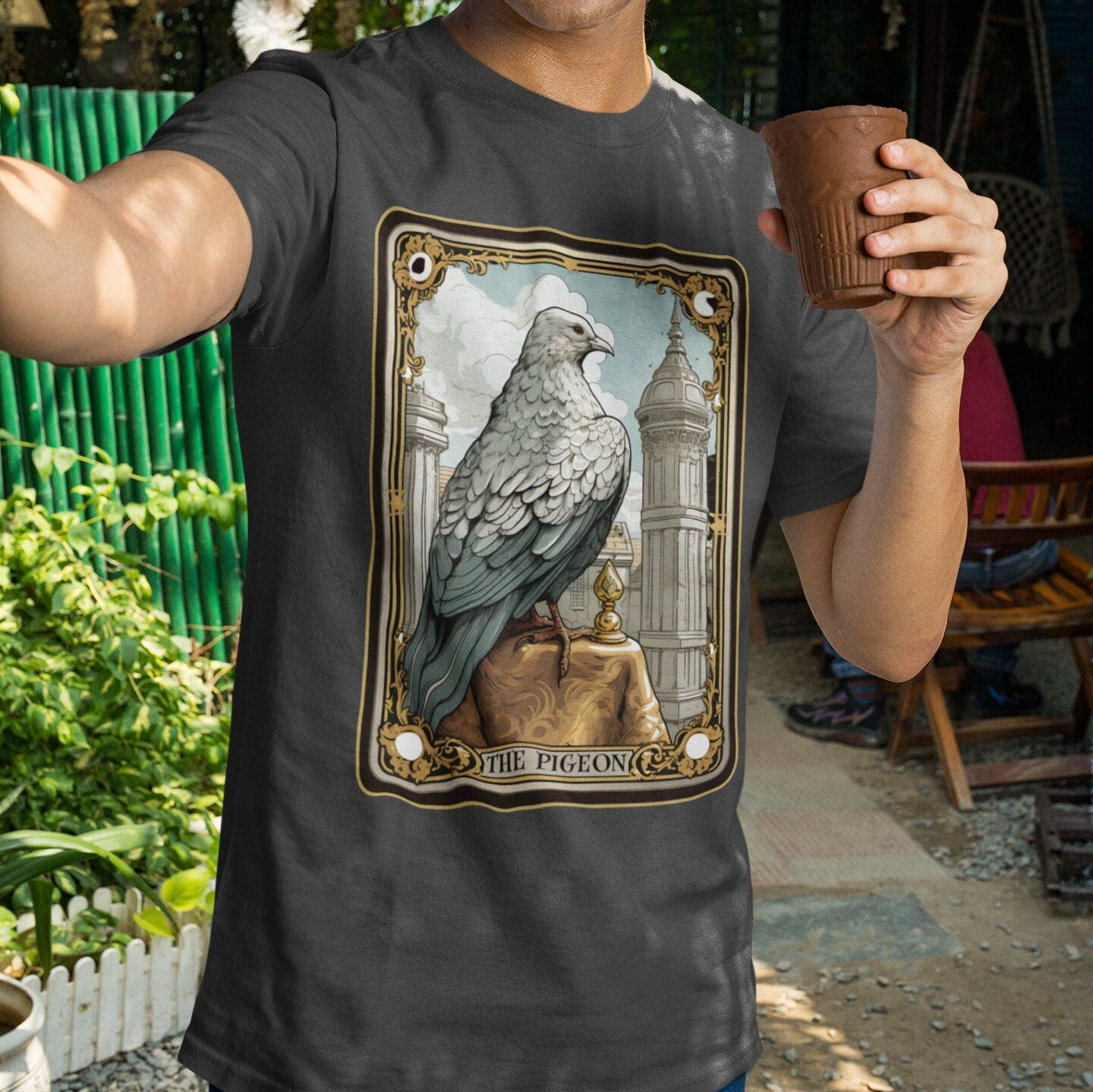 The Pigeon Tarot Card Shirt, Bird Lover