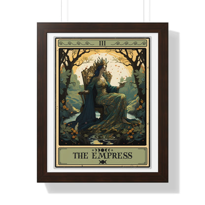 The Empress Tarot Card Framed Print Wall Art