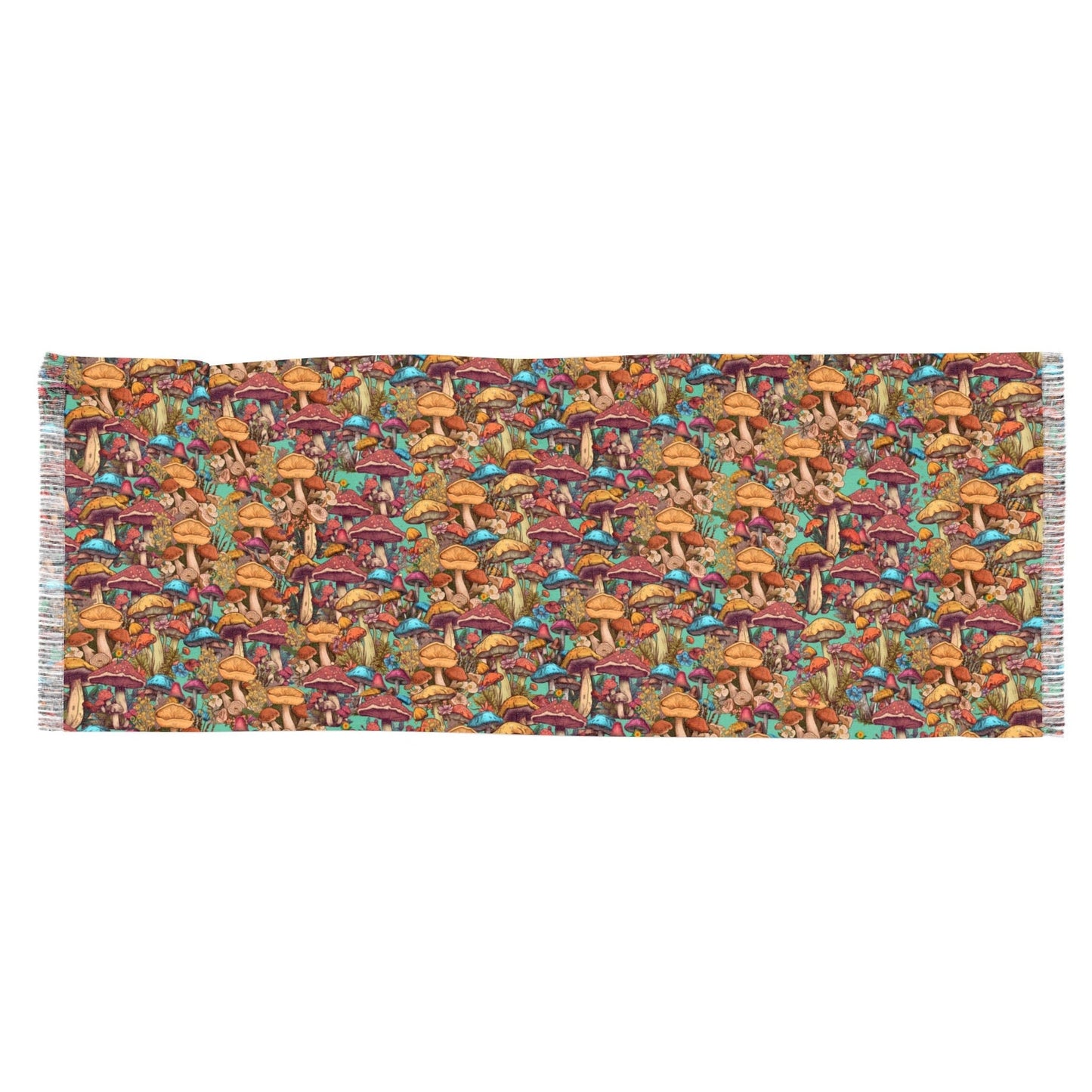 Mushroom Scarf Colorful