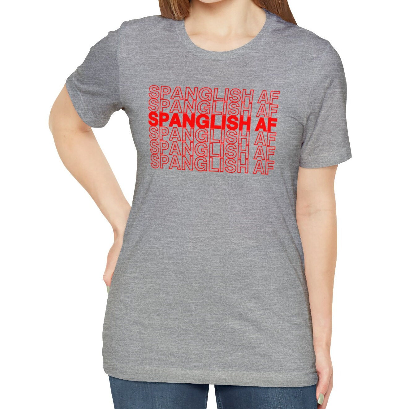 Spanglish AF Shirt Spanish Bilingual