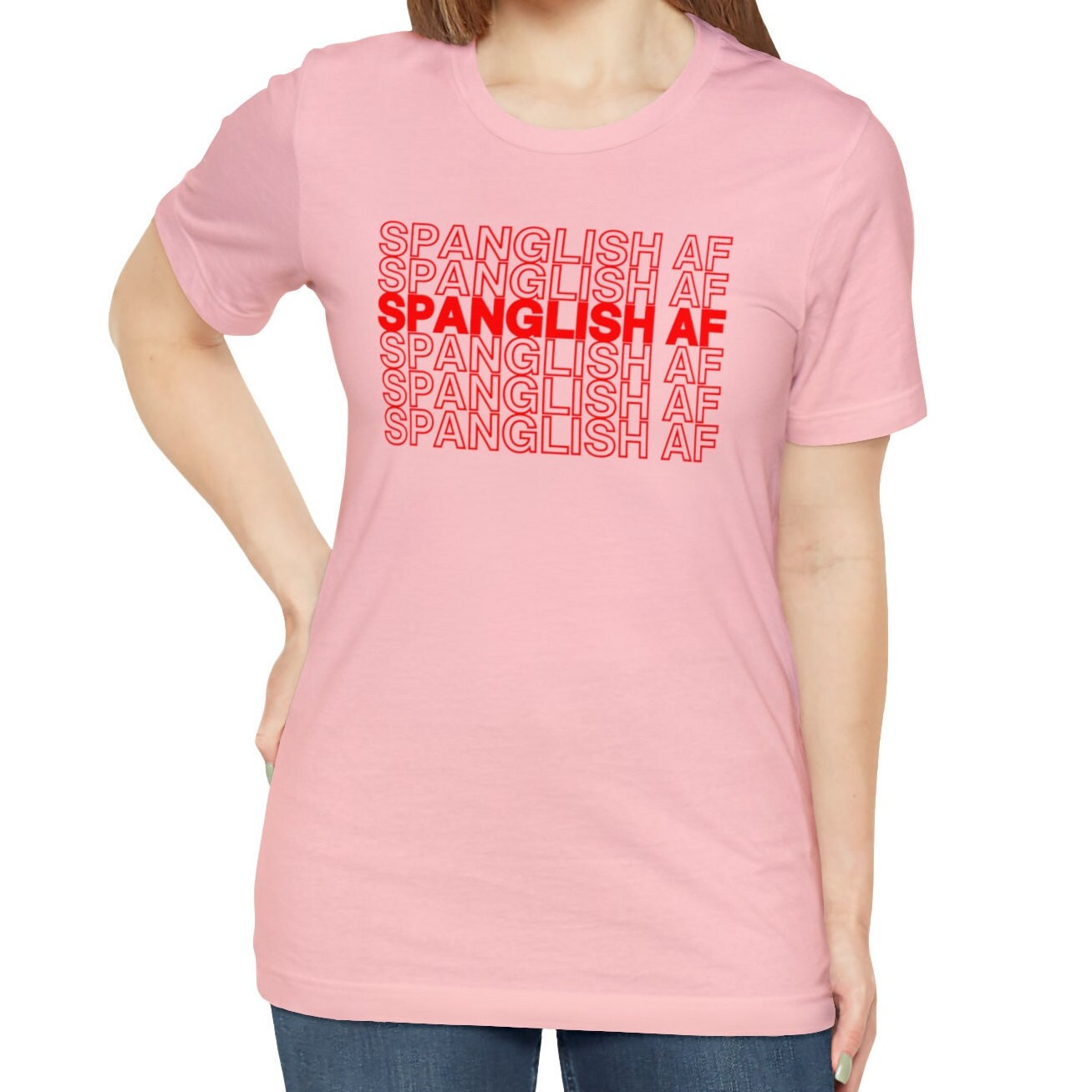 Spanglish AF Shirt Spanish Bilingual