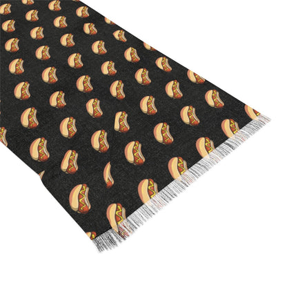 Hot Dog Scarf 27" x 73"