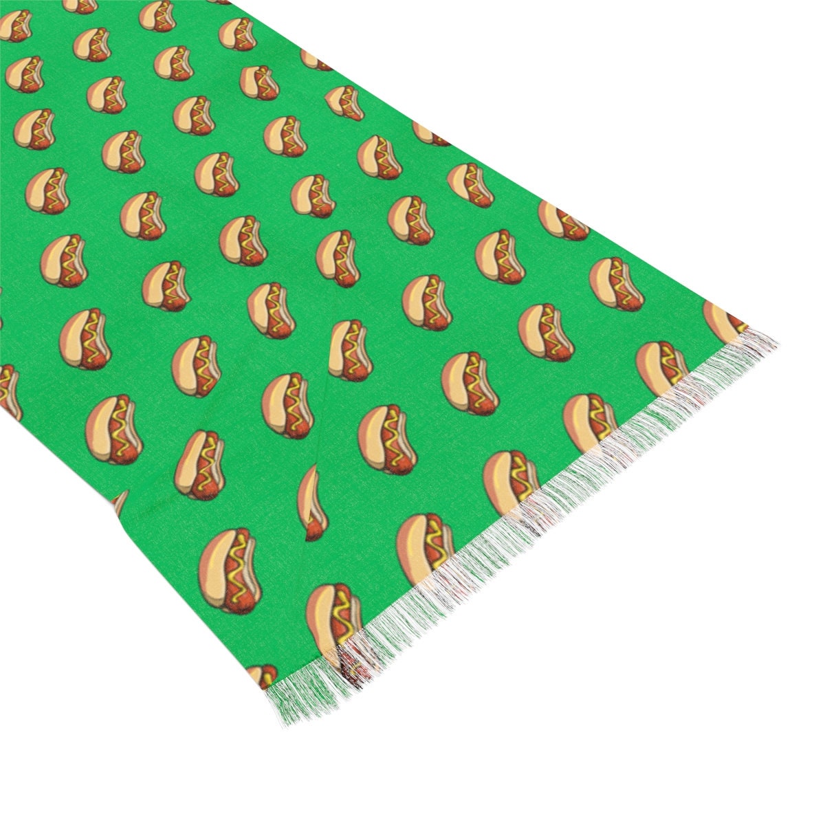 Hot Dog Scarf 27" x 73"