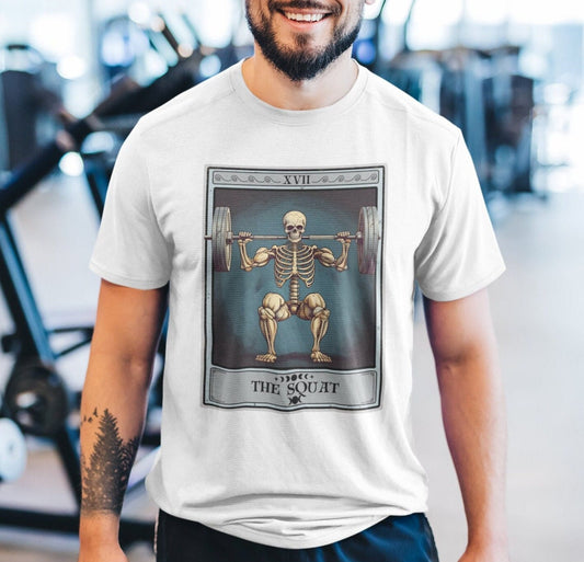 The Squat Tarot Card Shirt Bodybuilder