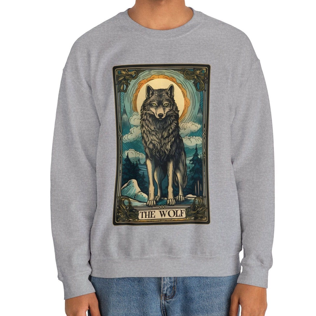 The Wolf Tarot Card Sweatshirt