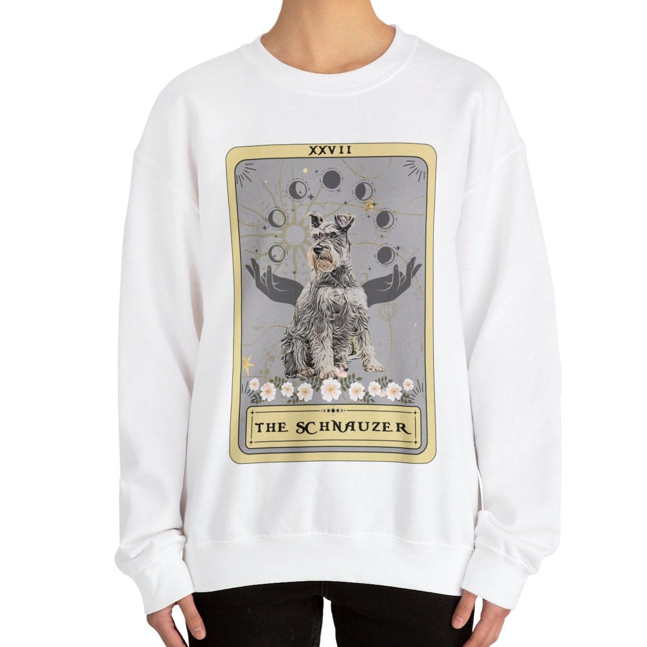 The Schnauzer Tarot Card Dog Sweatshirt