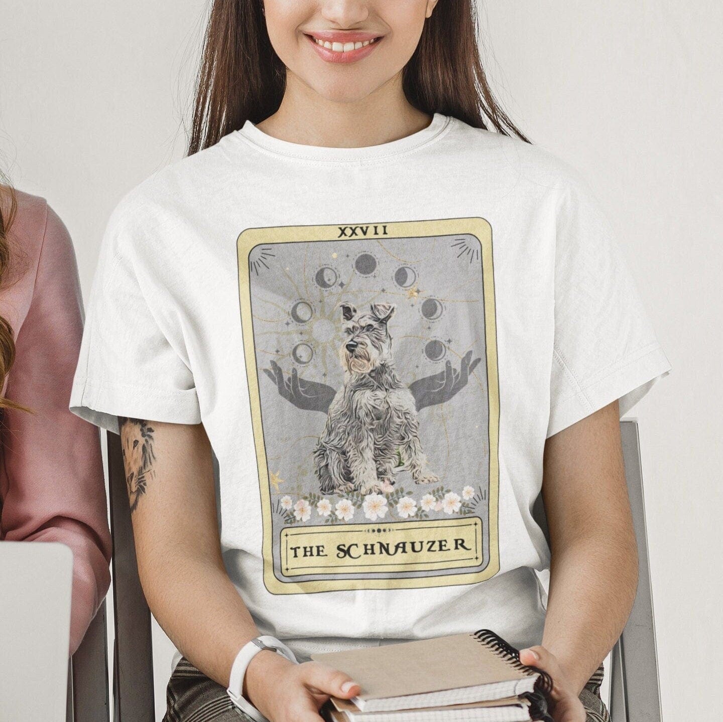 The Schnauzer Tarot Card Dog Shirt