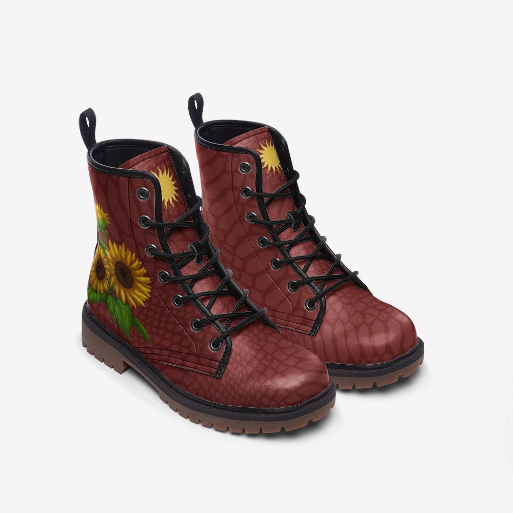 Sunflower Red Boots