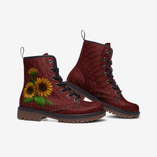 Sunflower Red Boots