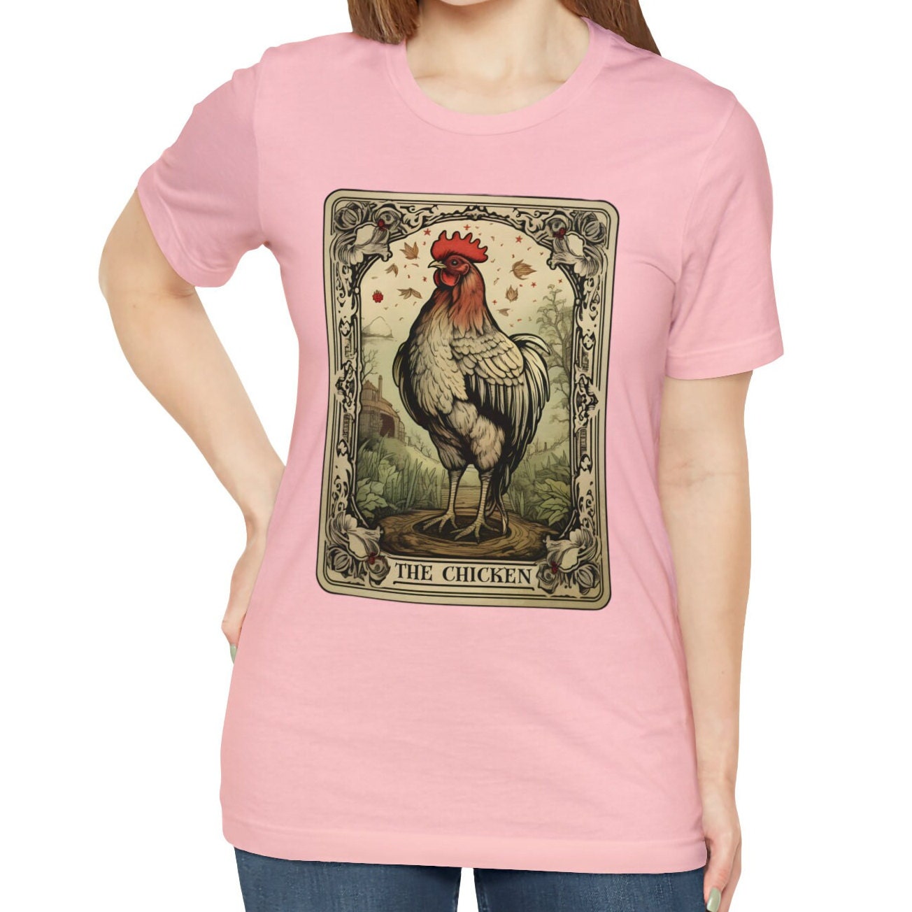 The Chicken Tarot Card T-Shirt