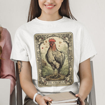 The Chicken Tarot Card T-Shirt