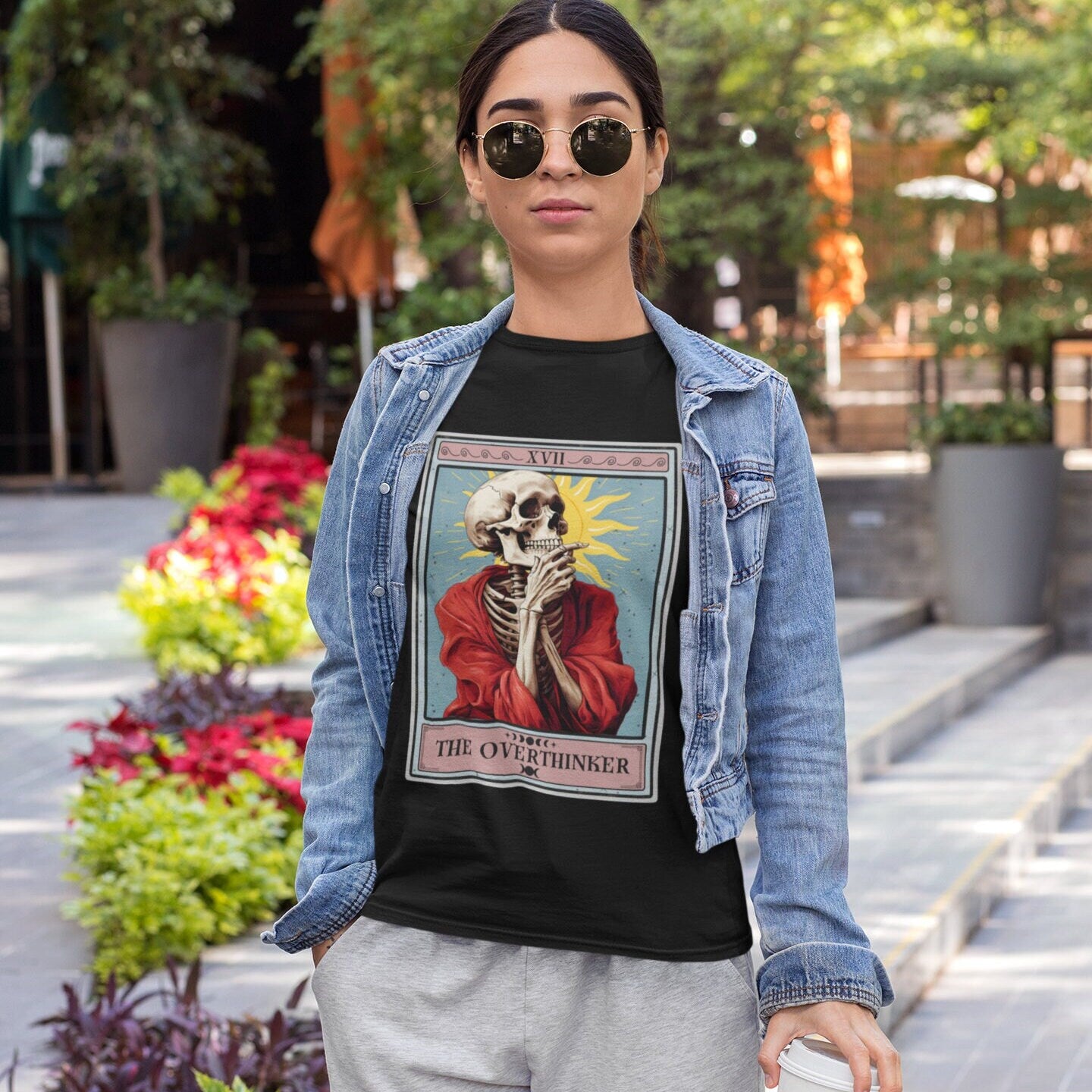 The Overthinker Tarot Card T-Shirt