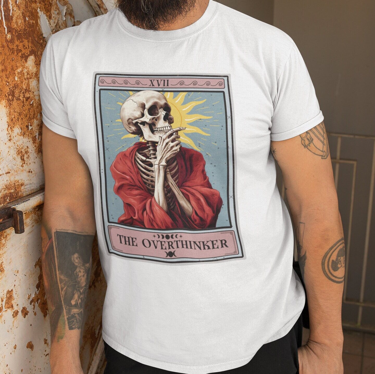 The Overthinker Tarot Card T-Shirt